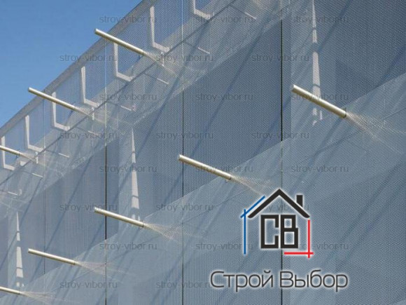 Фасадная сетка 80 г/м2 Серая 3x50м 